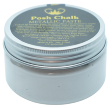 White Titanium Posh Chalk Metallic Paste -  110ml